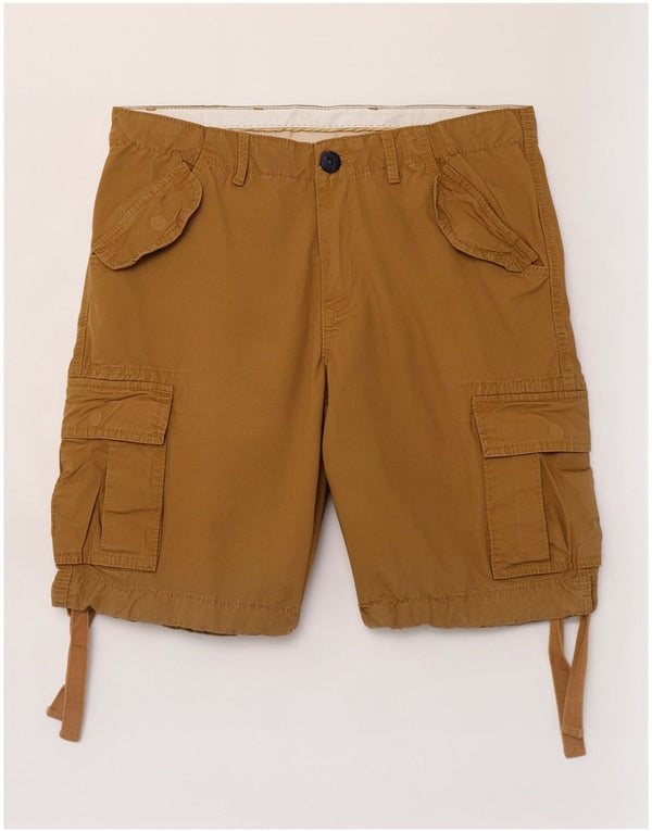Airwalk Pantalones Cortos Cargo para Hombre Pequeños W34 Algodón Beige