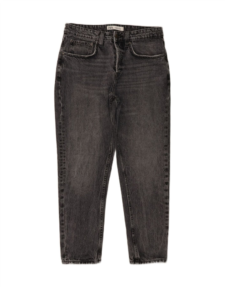 Zara Mens Slim Jeans EU 38 Small W30 L26 Gris Algodón