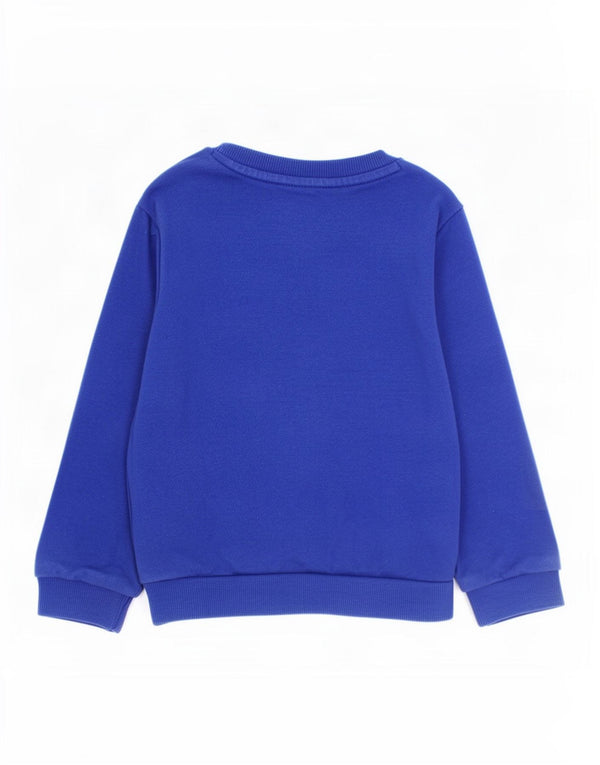 Adidas - Sudadera con gráfico para bebé niño, 18-24 meses, algodón azul