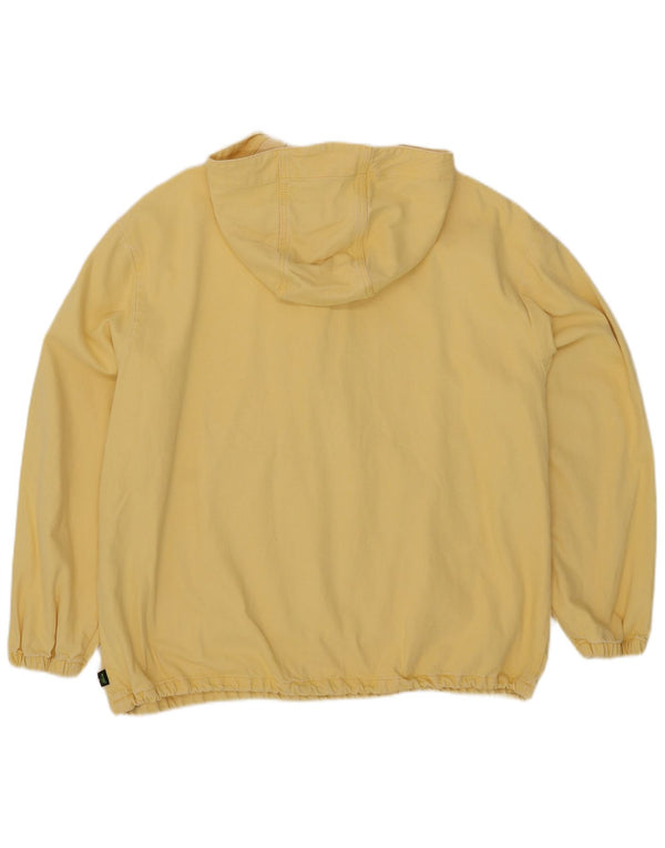 Levi's Chaqueta vaquera con capucha para hombre, talla 40, algodón amarillo grande
