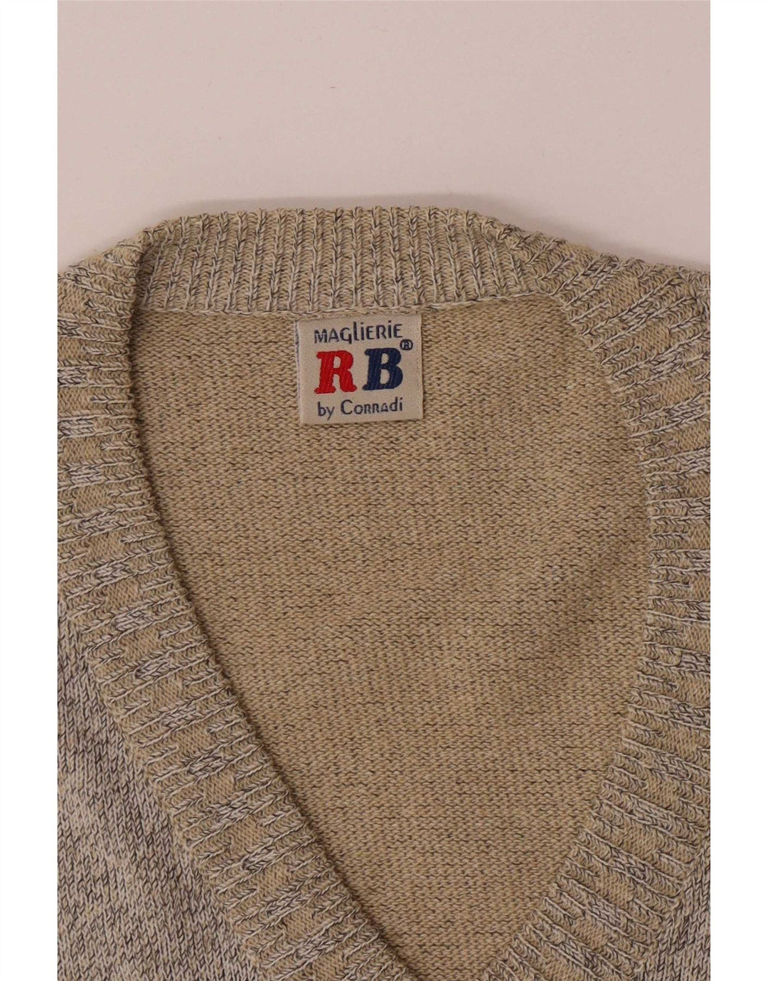 Corradi Jersey Con Cuello En V Gris Medio Geométrico