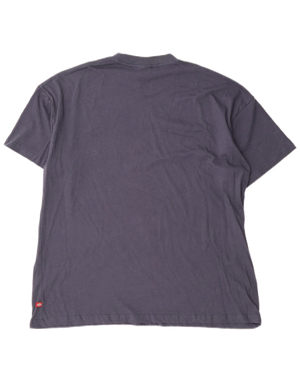 Dickies Hombre Regular Fit Camiseta Top XL Azul Marino Algodón