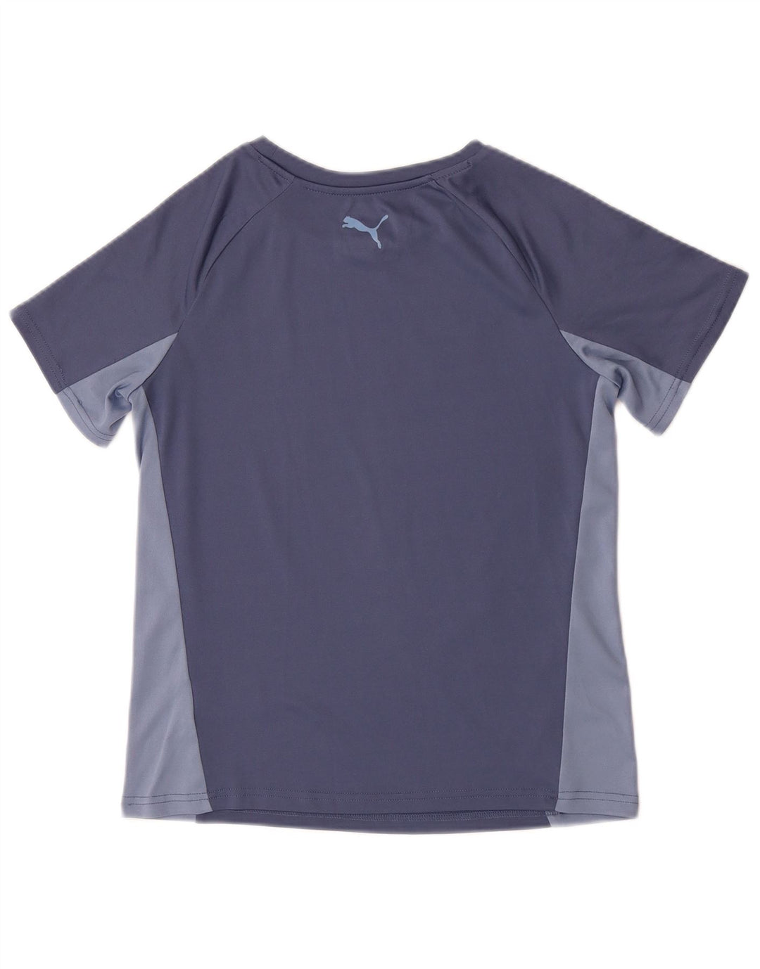 Puma - Camiseta gráfica para mujer (talla 40), color azul medio, poliéster