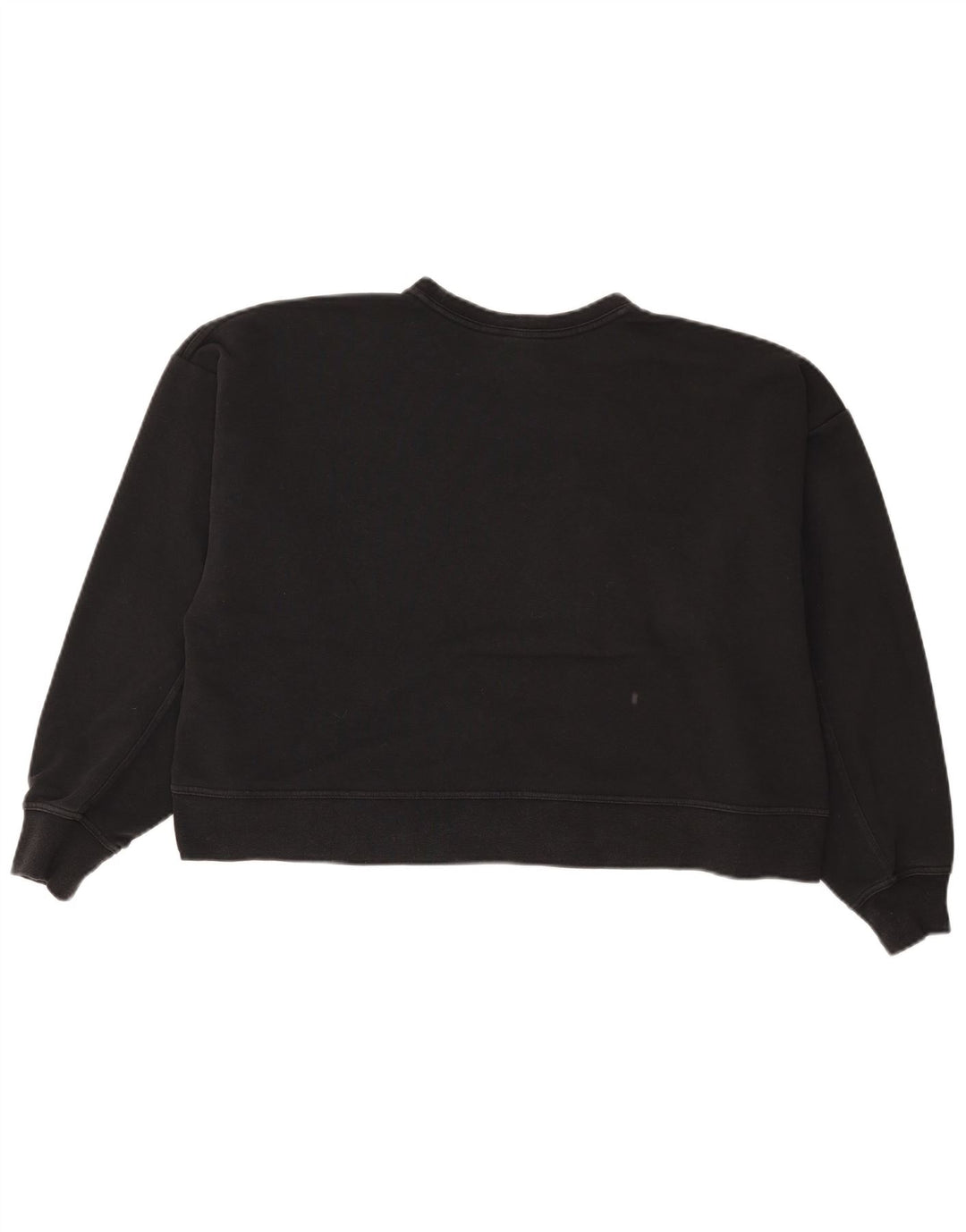 Nike - Sudadera extragrande con gráfico corto para mujer, talla 40, color negro
