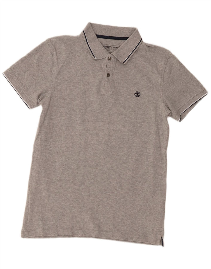 Timberland Polo Slim Fit para hombre de algodón gris medio