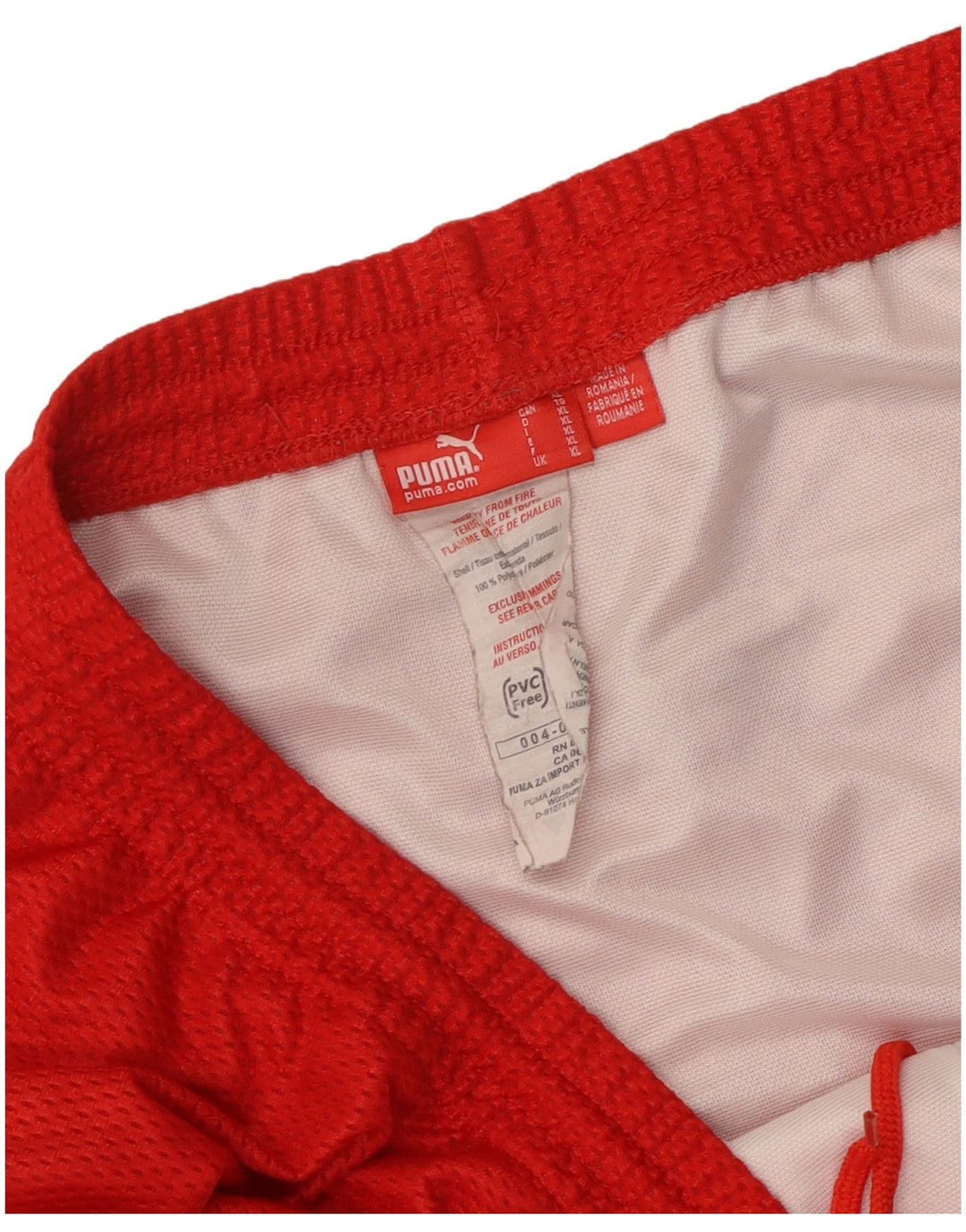 Puma Mens VfB Stuttgart Sport Shorts XL Rojo Poliéster