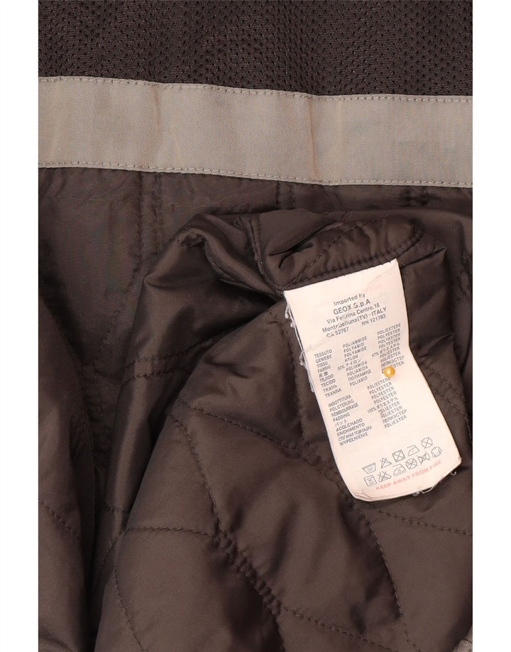 Geox Hombre Respira Utility Jacket UK 46 3XL Gris Poliamida