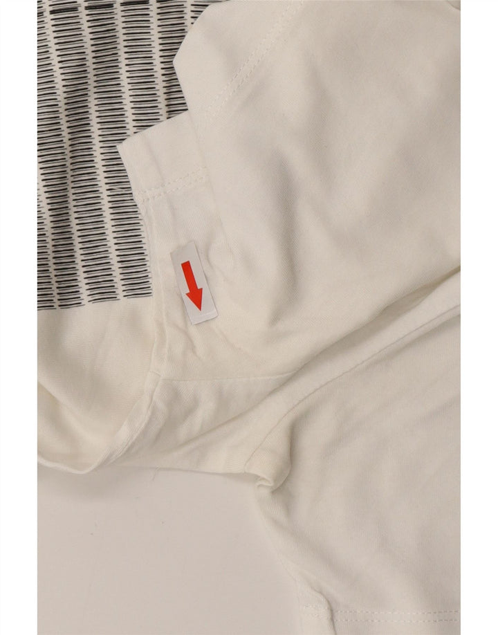 CALVIN KLEIN JEANS Camiseta gráfica para hombre Top Small White Cotton