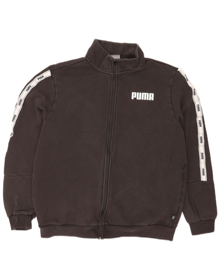 Puma Chaqueta De Chándal Con Gráfico Para Hombre De Algodón Gris Grande Con Bloques De Color