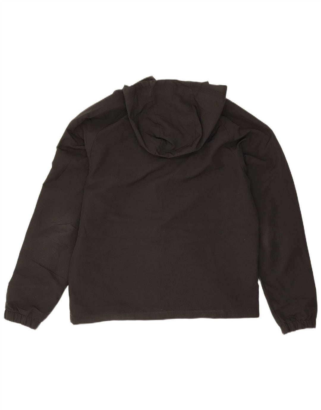 Nike - Chaqueta de chándal con capucha para hombre, poliéster negro mediano