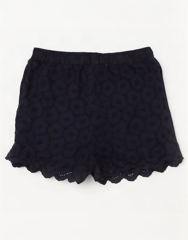 Jack Wills Pantalones cortos para mujer UK 12 Medium W30 Azul marino Algodón floral