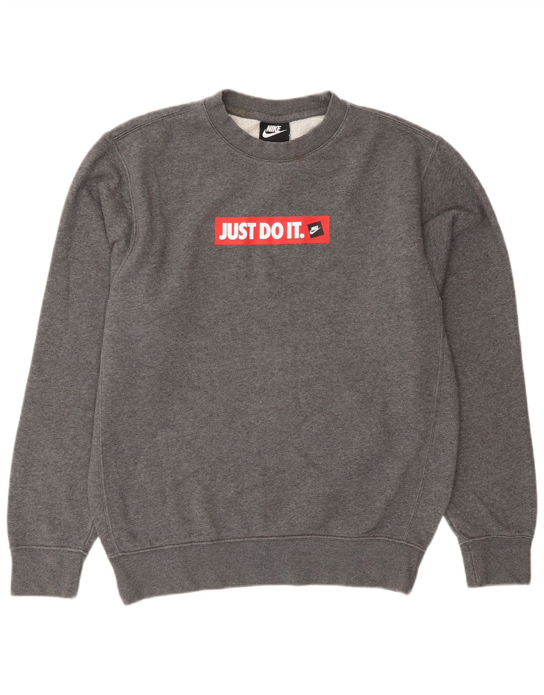 Nike Sudadera con gráfico para Hombre Jersey pequeño de algodón Gris