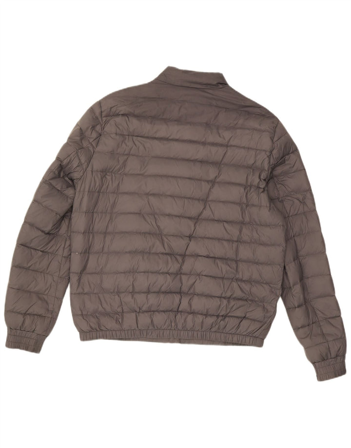 Tommy Hilfiger Chaqueta acolchada para hombre UK 40 Large Grey Nylon