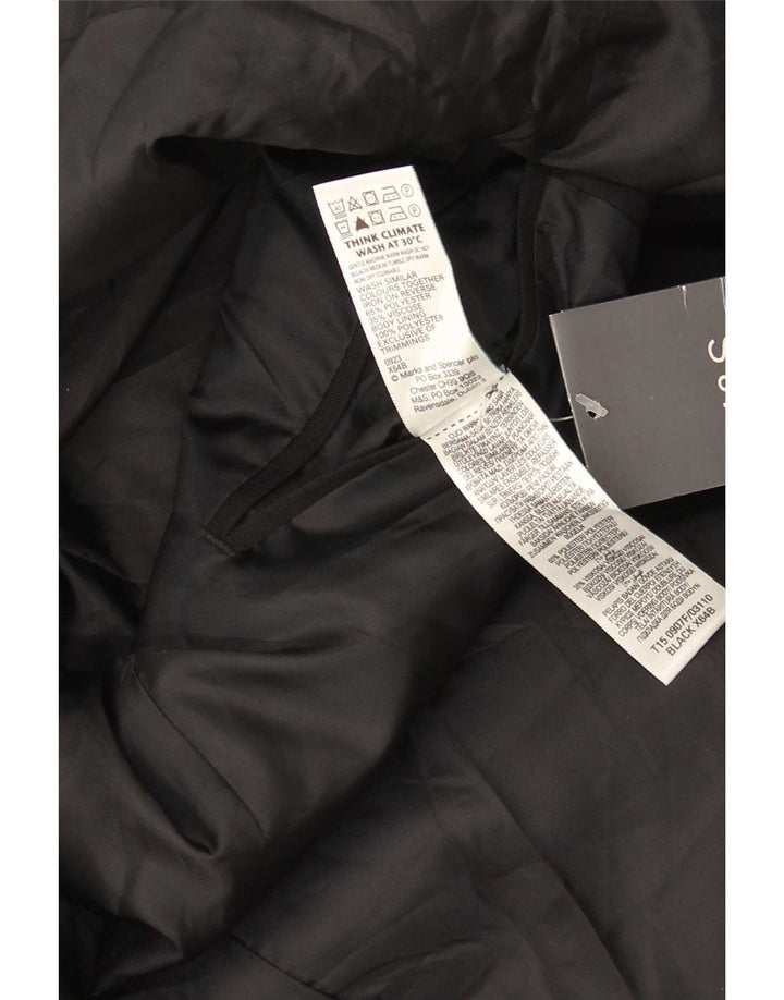 Marks & Spencer Chaqueta tipo blazer de 2 botones para hombre Talla 44 XL Poliéster negro
