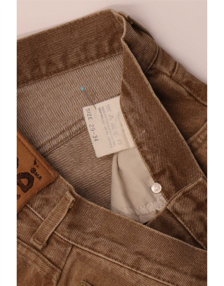 Vaqueros Lee Mujer Rectos W29 L28 Algodón Beige