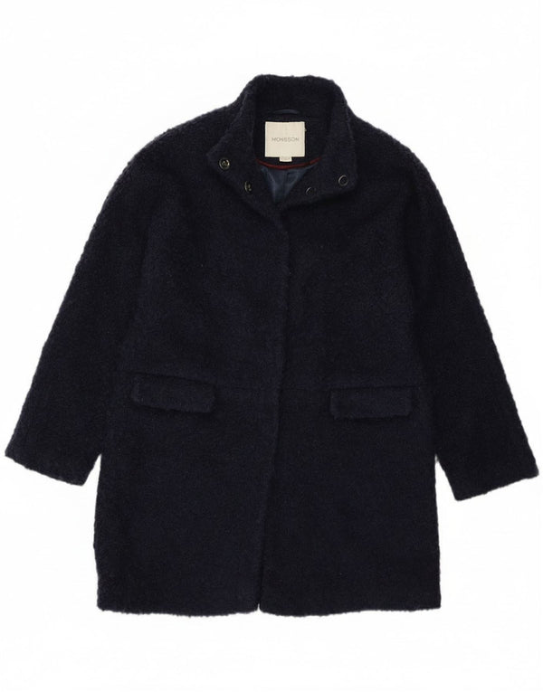 Monsoon Abrigo para mujer UK 40 Medio Azul marino Poliéster