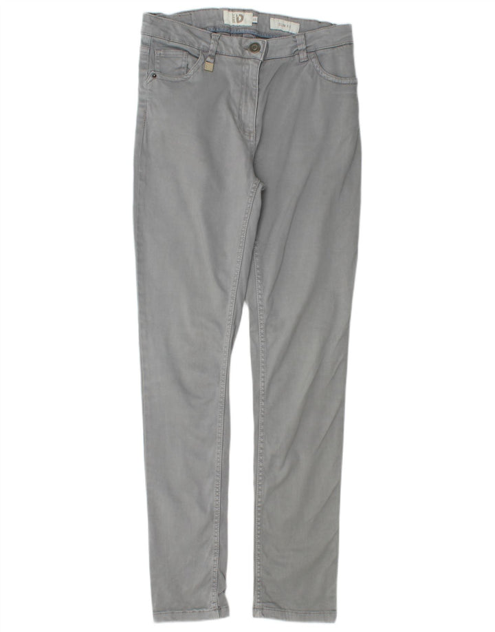 Dack's Pantalones casuales ajustados para mujer IT 44 Medium W28 L30 Algodón gris