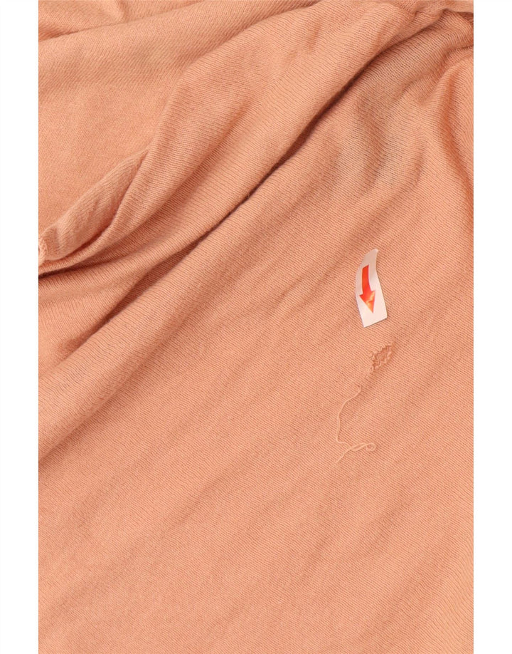 Zara Vestido Asimétrico Mujer UK 44 Naranja Mediano