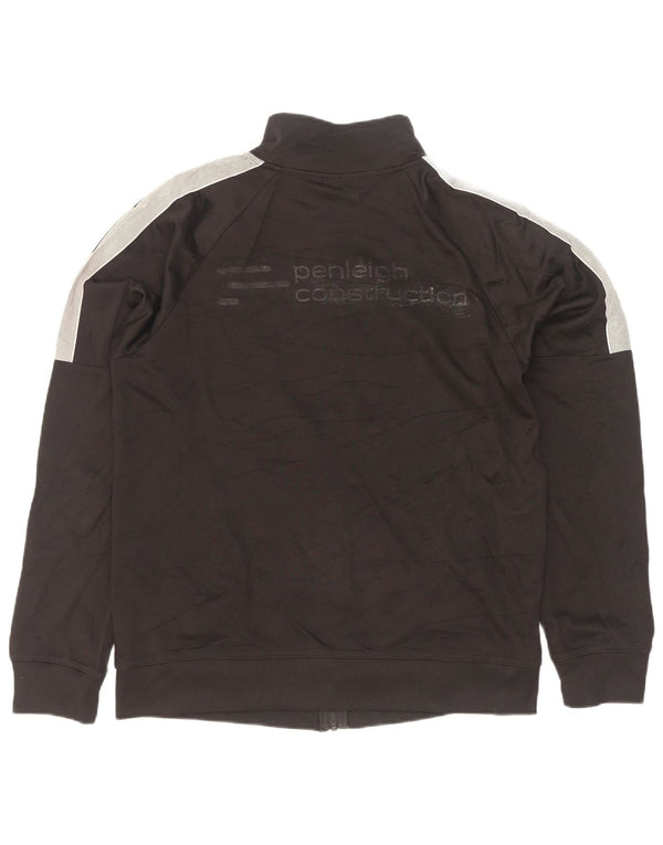 Umbro Hombre Chándal Top Chaqueta Grande Poliéster Negro