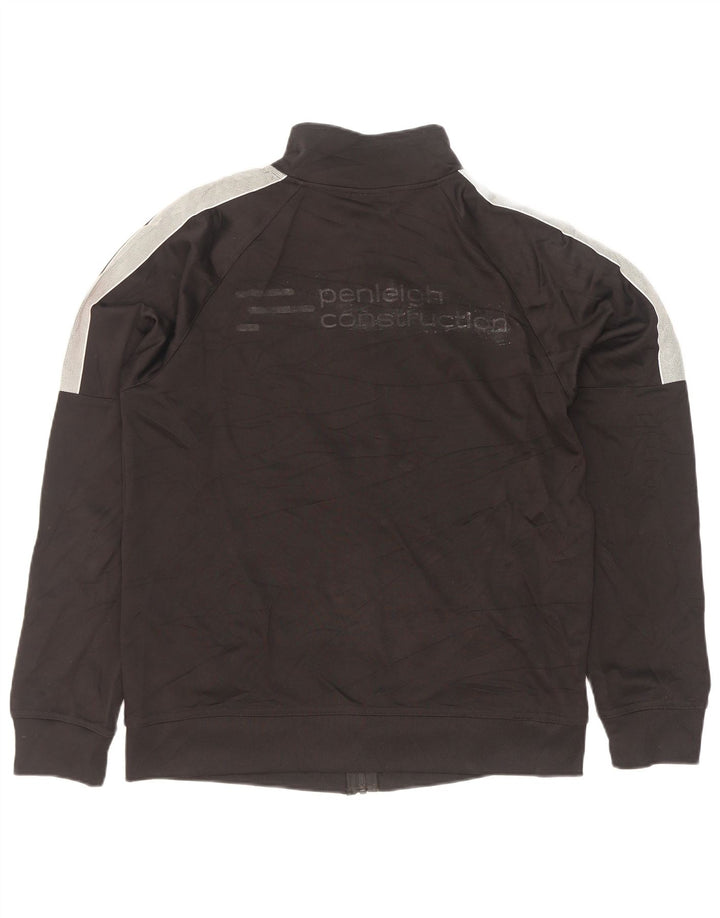 Umbro Hombre Chándal Top Chaqueta Grande Poliéster Negro
