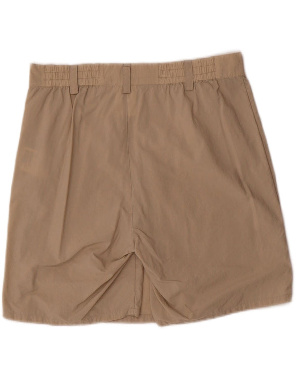 Jack Wolfskin Pantalones cortos cargo para mujer UK 10/12 Small W29 Beige Poliamida