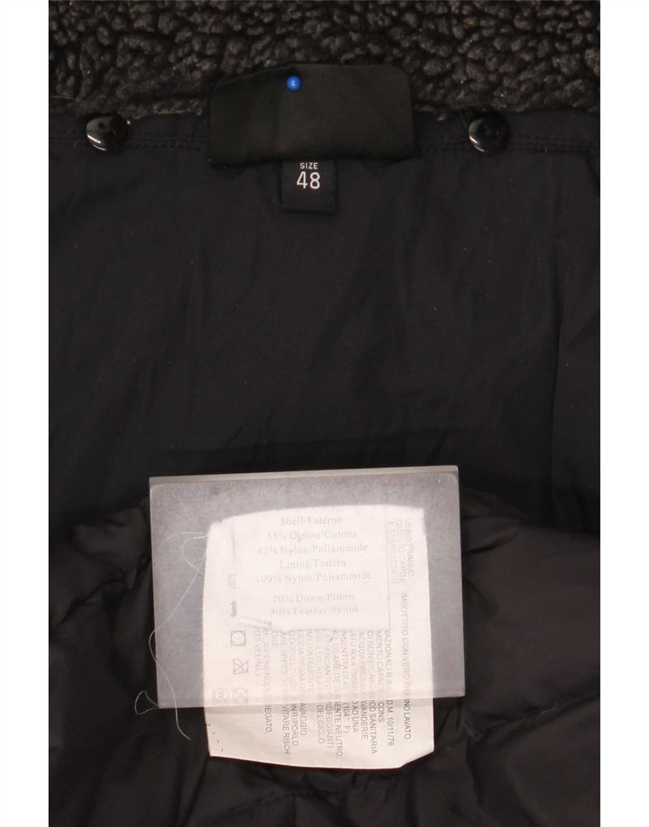 Canadiens Chaqueta acolchada con capucha para hombre IT 48 Mediana Algodón negro
