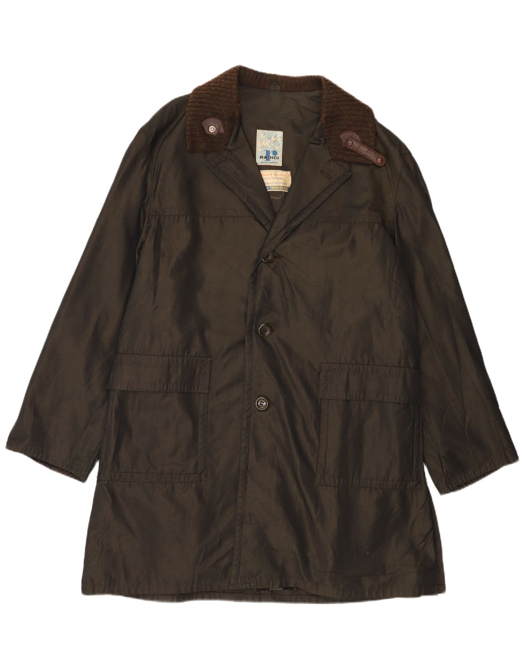 RADICI Chubasquero para hombre IT 50 Large Caqui Algodón