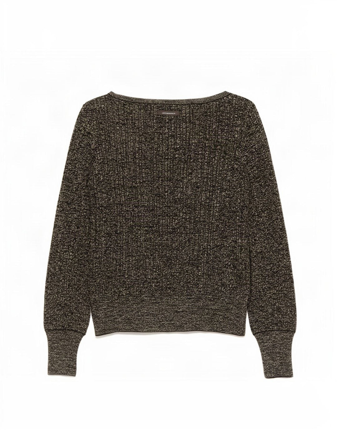 Marks & Spencer Suéter tipo jersey con cuello barco para mujer UK 40 Viscosa negra mediana