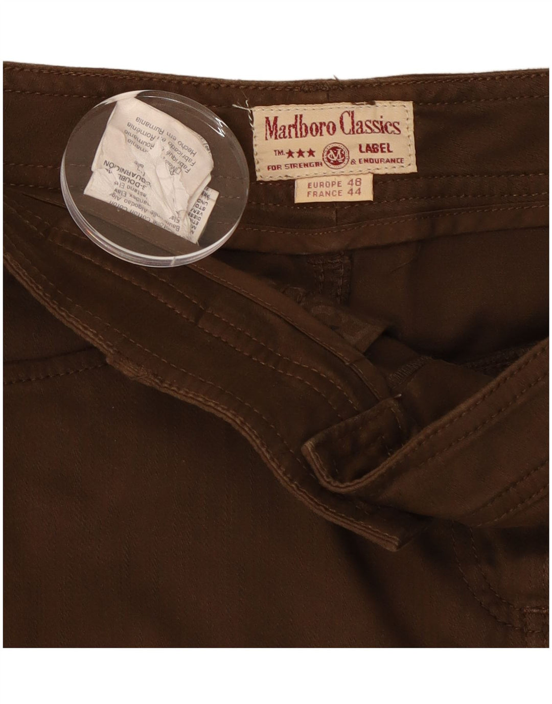 Marlboro Classics Falda acampanada para mujer EU 48 XL W36 Marrón Algodón Clásico