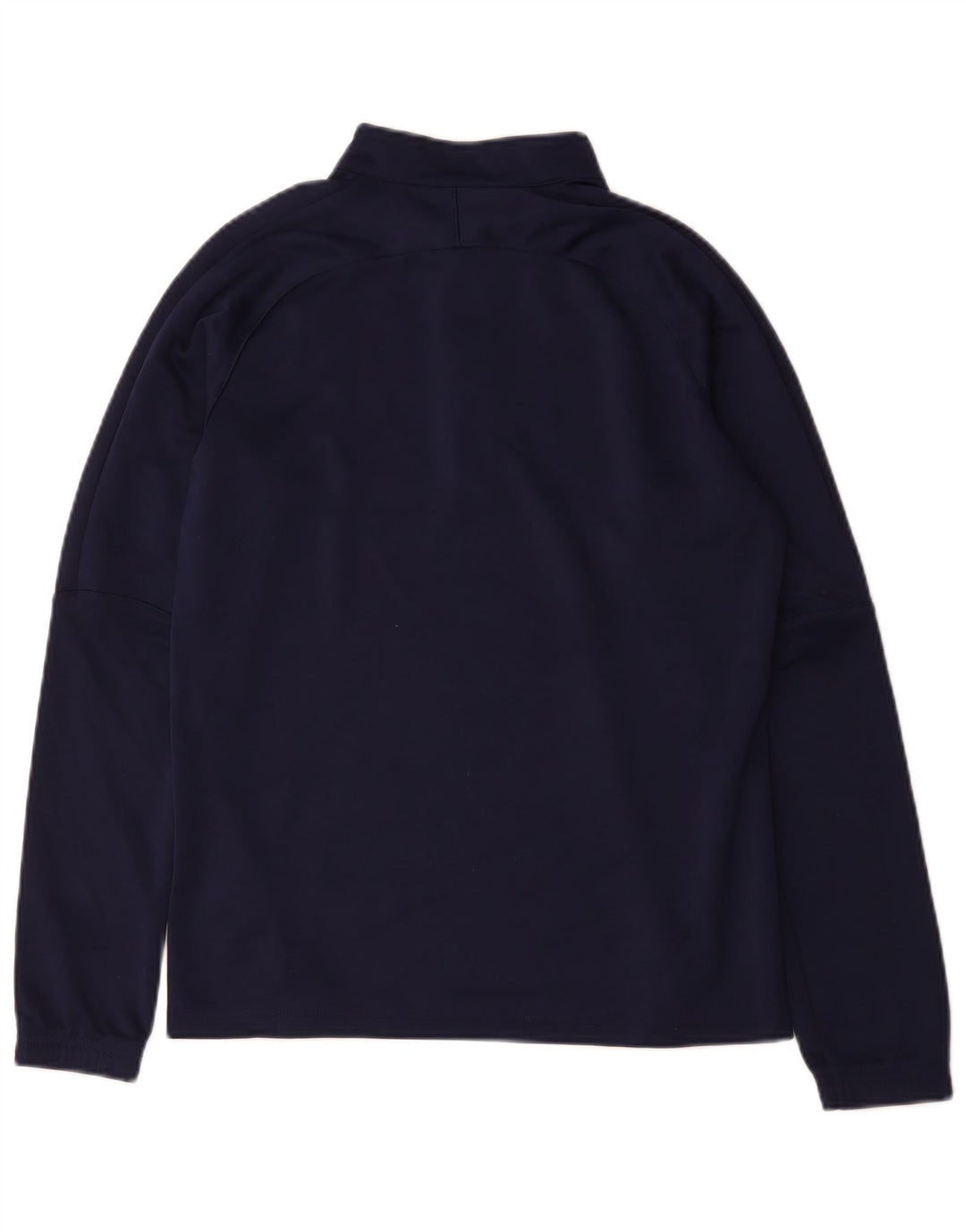 Puma Mens Zip Neck Jersey Chándal Top Pequeño Poliéster Azul Marino