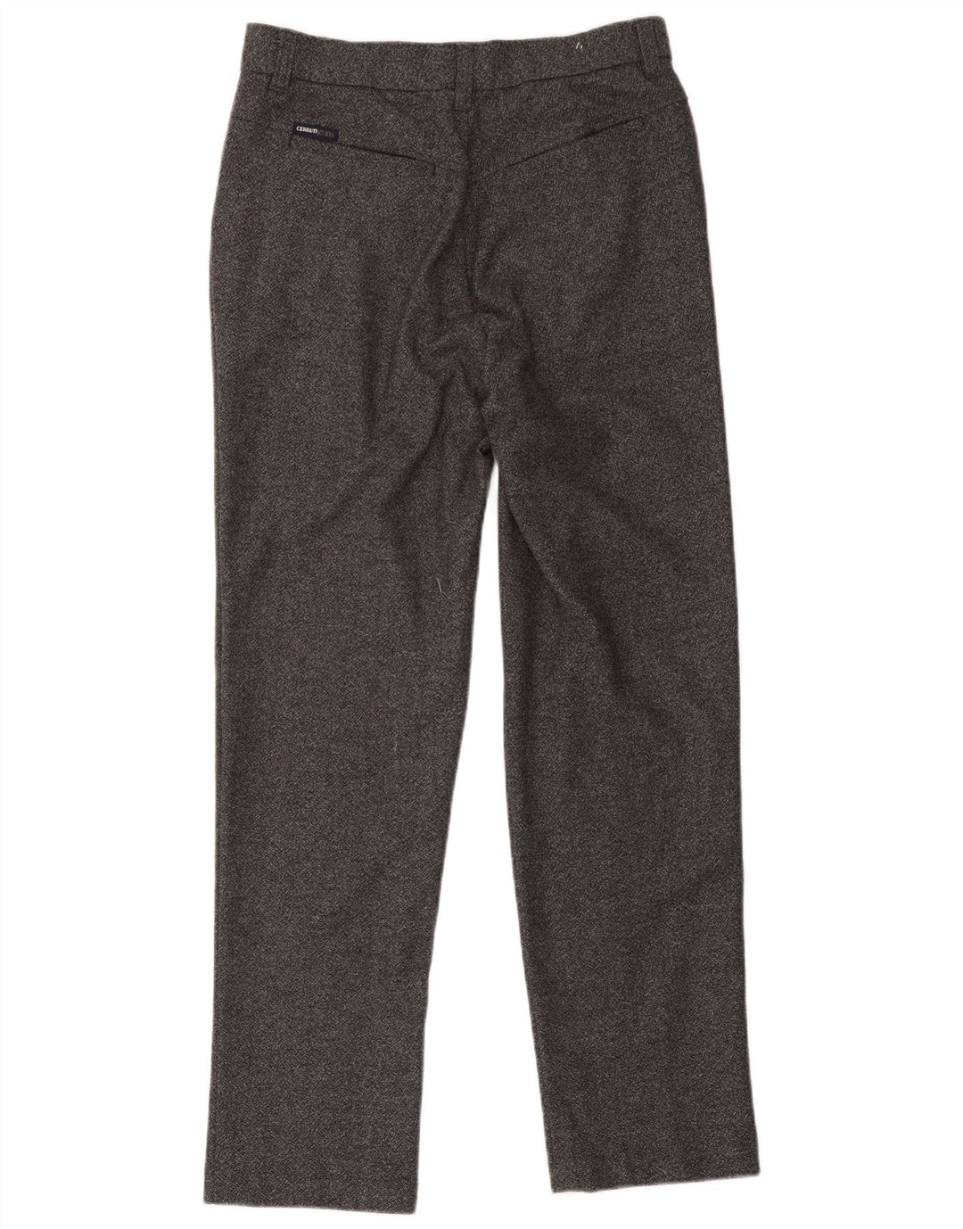 Pantalón De Traje Recto Mujer Cerruti W32 L32 Lana Gris