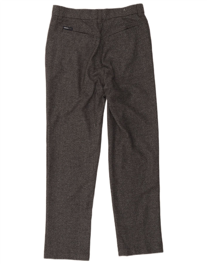 Pantalón De Traje Recto Mujer Cerruti W32 L32 Lana Gris