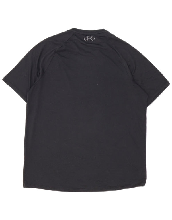 Under Armour Camiseta Heat Gear para hombre, talla grande, negra