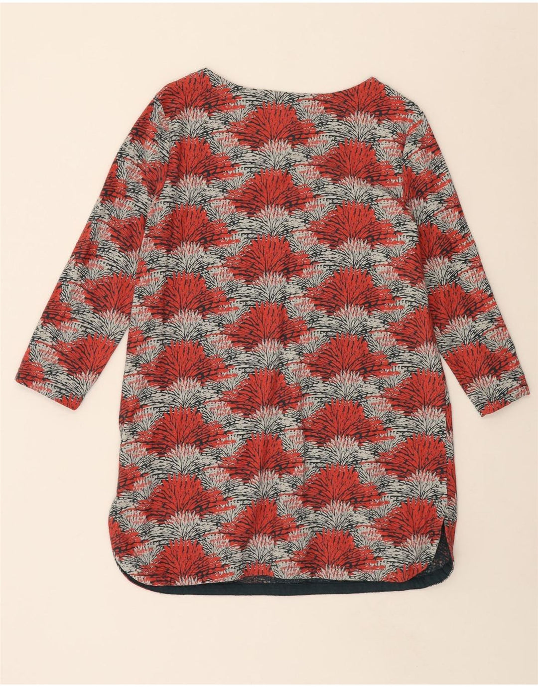WHITE STUFF Womens Abstract Pattern Shift Dress UK 14 Medium Red Vintage White Stuff and Second-Hand White Stuff from Messina Hembry 
