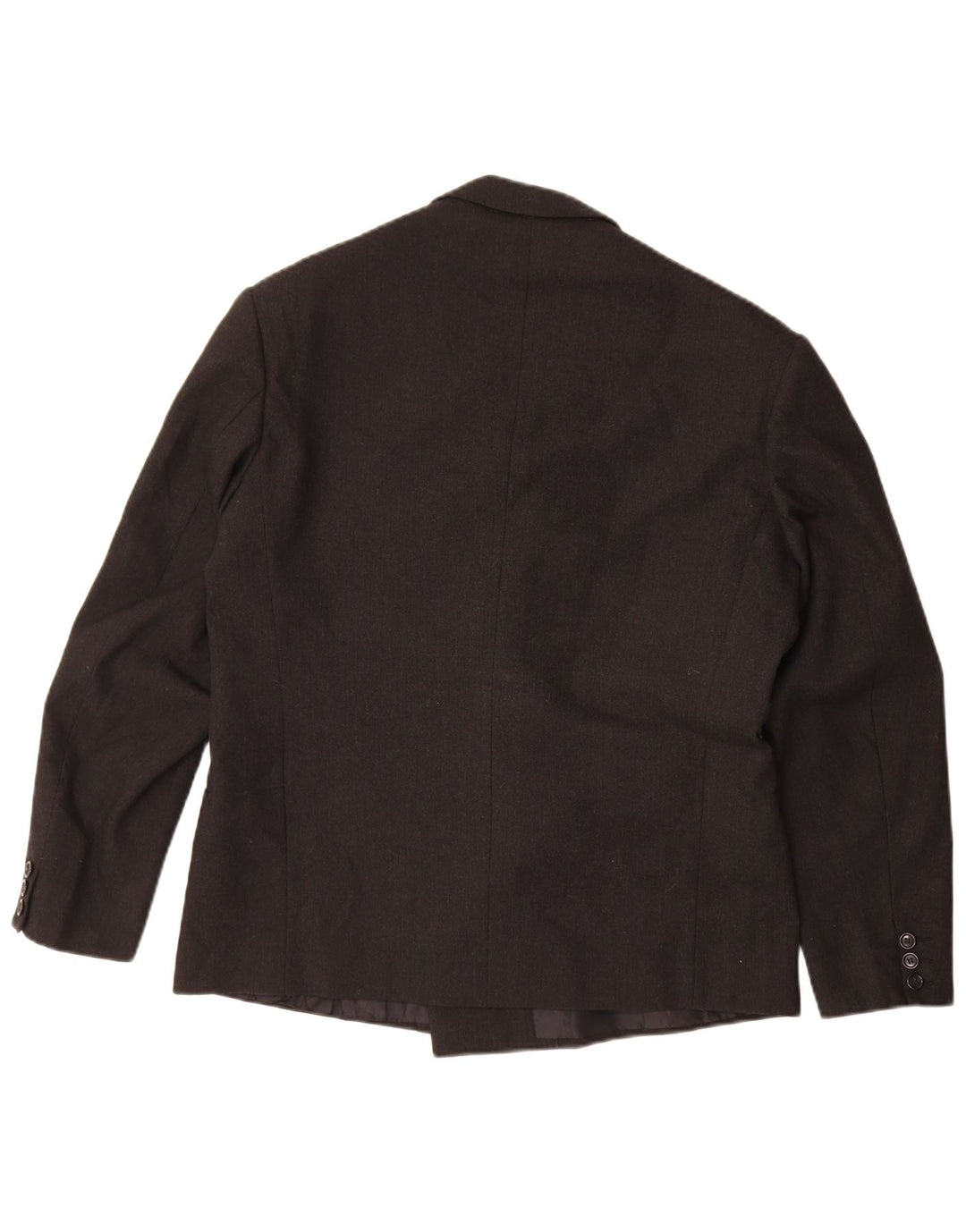 Vintage hombres doble pecho Blazer chaqueta Reino Unido 38 medio negro