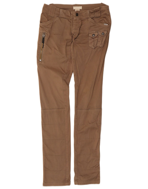 Pantalones Diesel Mujer Slim Cargo W28 L33 Algodón Marrón