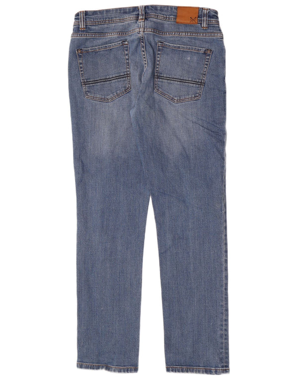 Crew Clothing Vaqueros rectos para mujer W34 L32 Algodón azul