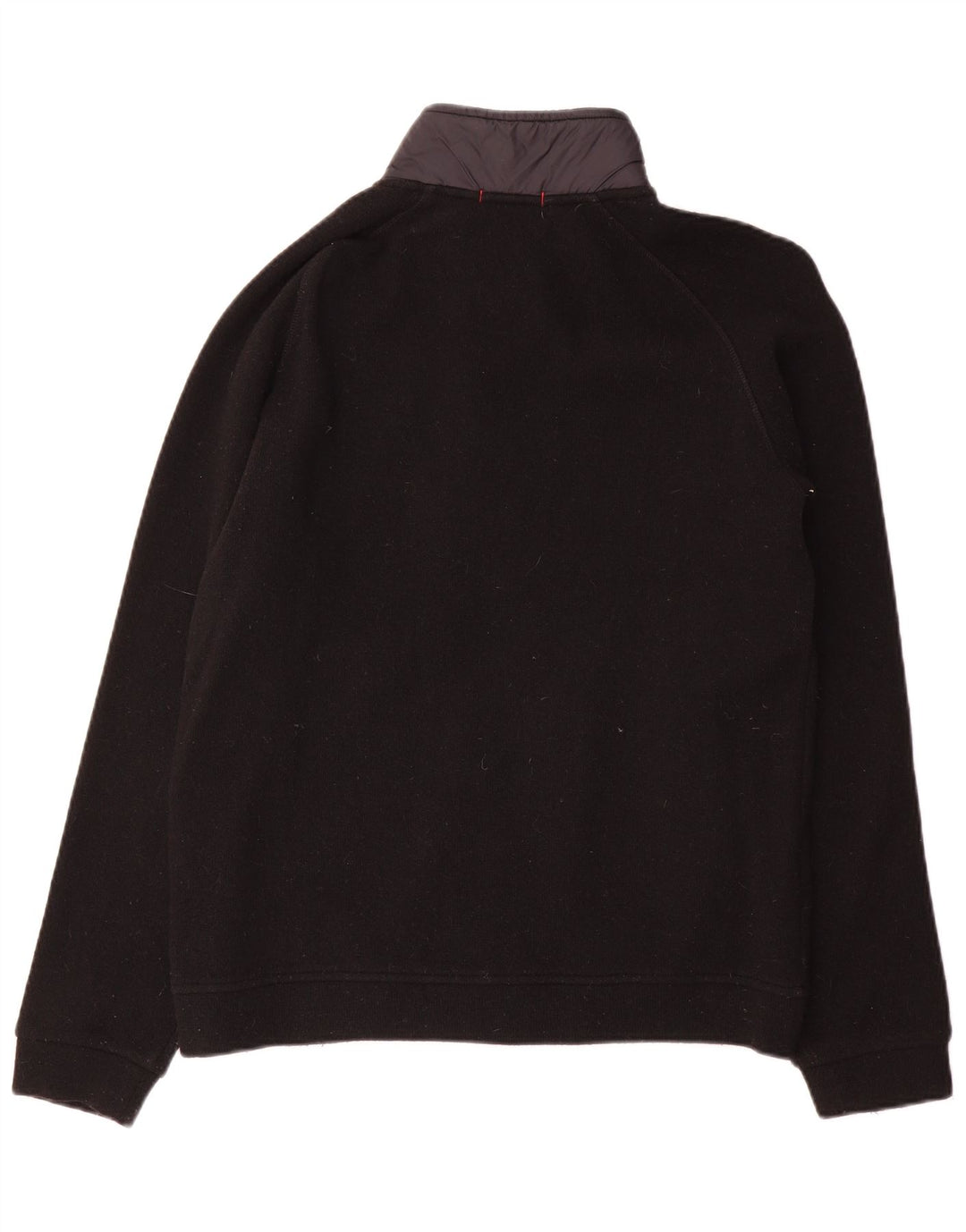 Woolrich Cárdigan De Hombre Pequeño De Lana Color Block Negro