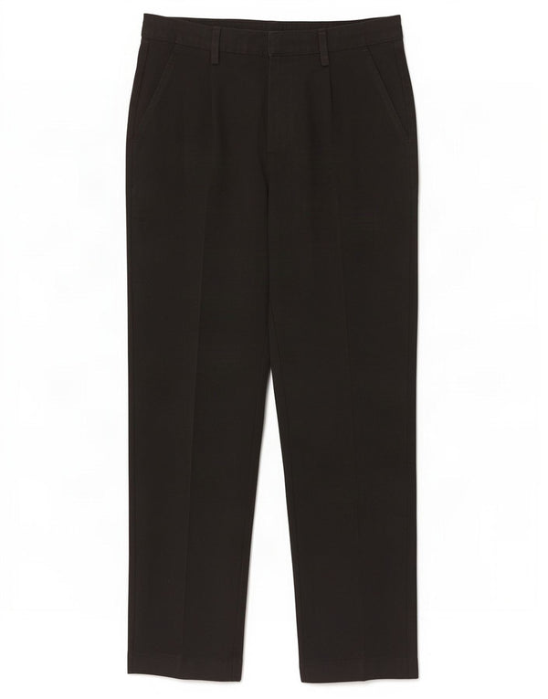 Marks & Spencer Pantalones chinos rectos para niños 12-13 años W28 L27 Negro