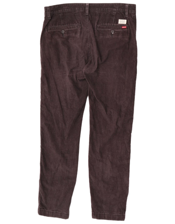 Levi's Pantalón chino cónico estándar para hombre W33 L32 Algodón marrón