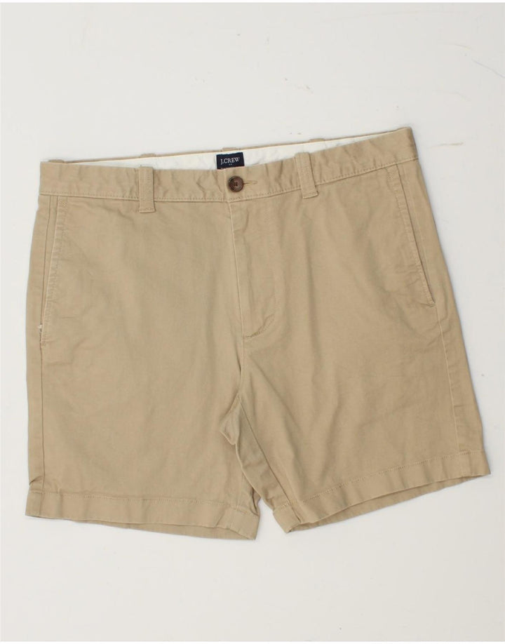 J. CREW Pantalones cortos chinos para hombre W32 Algodón beige medio