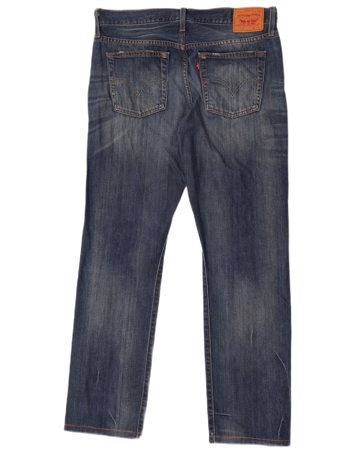 Levi's Hombre 501 Vaqueros Rectos Desgastados W32 L29 Azul