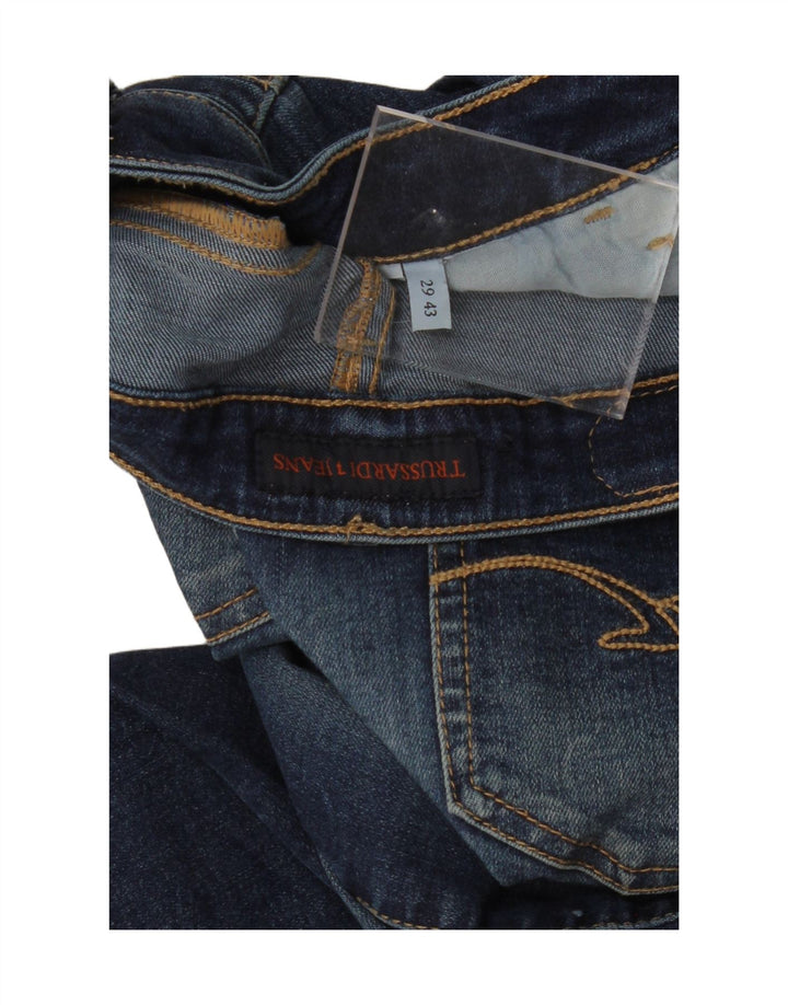 TRUSSARDI Womens Skinny Jeans W29 L31 Blue Vintage Trussardi and Second-Hand Trussardi from Messina Hembry 