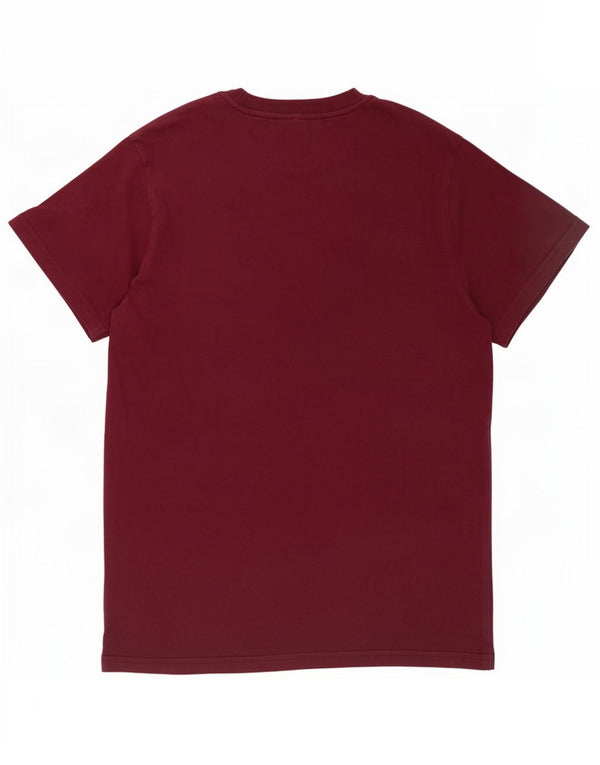 Vans Camiseta Classic Fit para hombre Top Small Borgoña Algodón