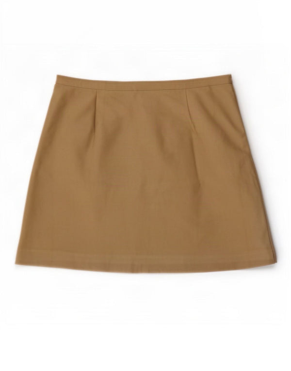 PD Company Minifalda para mujer UK 40 Grande W30 Poliéster caqui