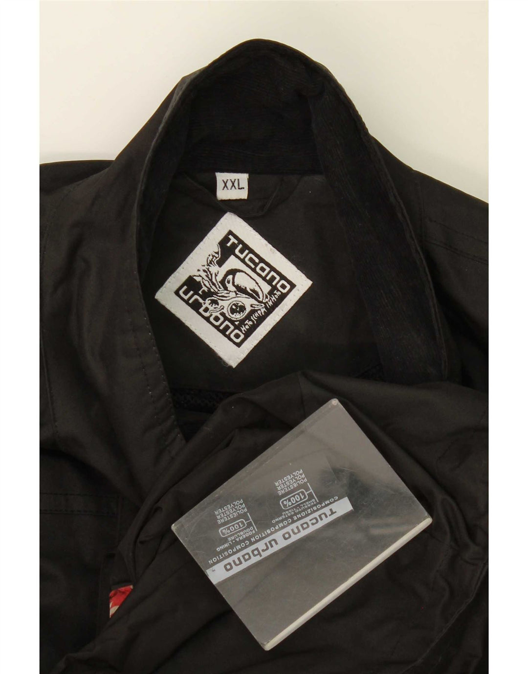 Tucano Urbano Chaqueta utilitaria para hombre UK 44 2XL Poliéster negro