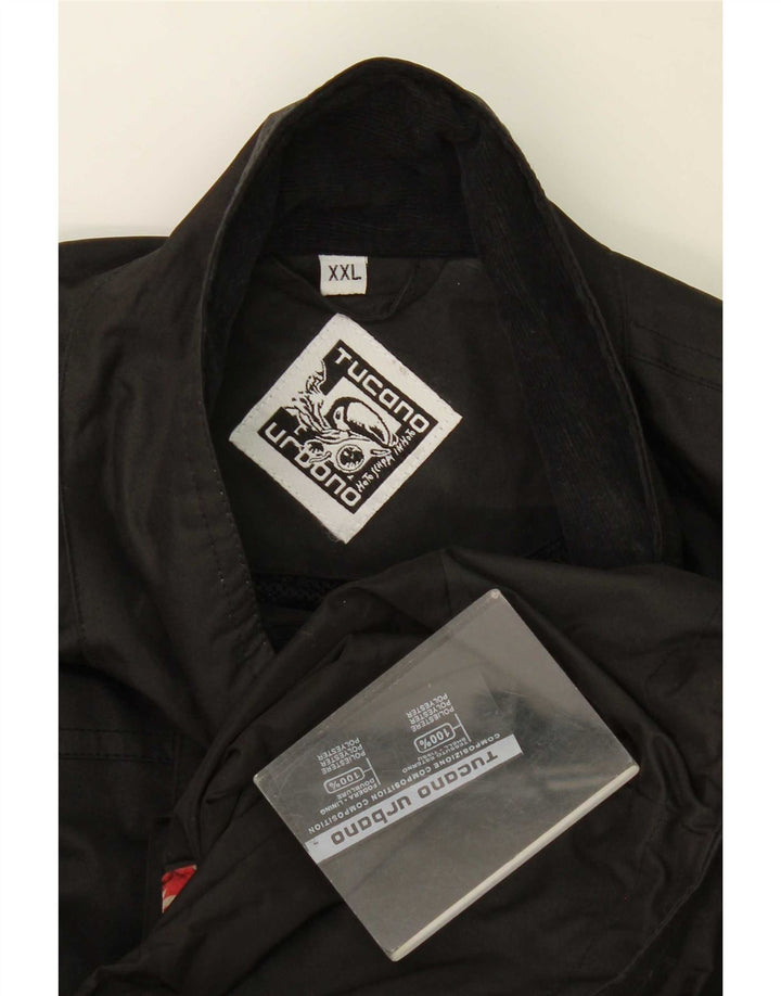 Tucano Urbano Chaqueta utilitaria para hombre UK 44 2XL Poliéster negro