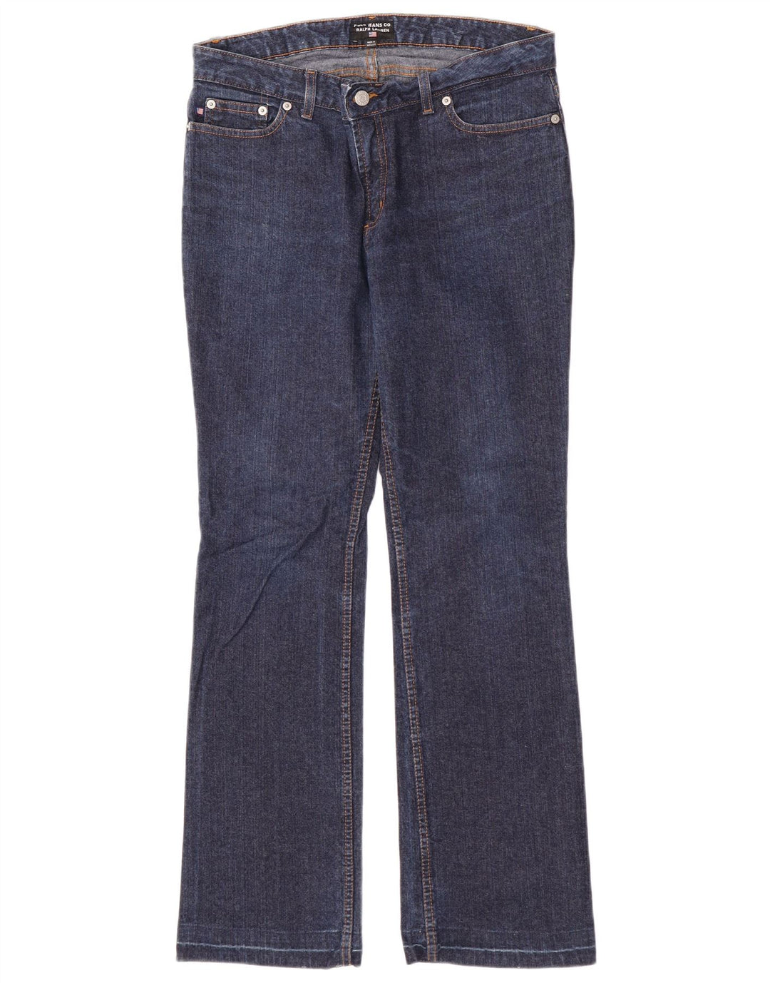 Ralph Lauren Jeans Bootcut para Mujer US 12 Large W32 L30 Azul Marino Algodón