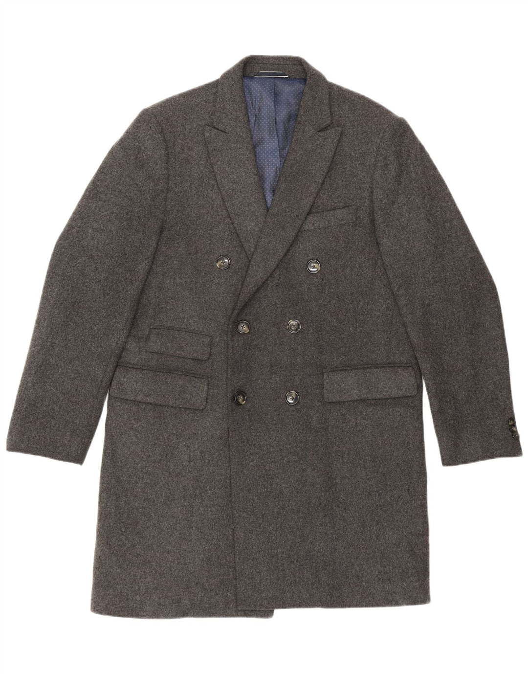 Gant Abrigo cruzado para hombre UK 40 Large Lana gris