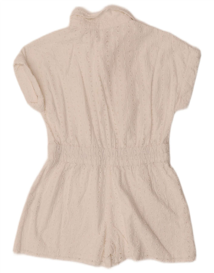 Zara Mono Niña 9-10 Años Blanco